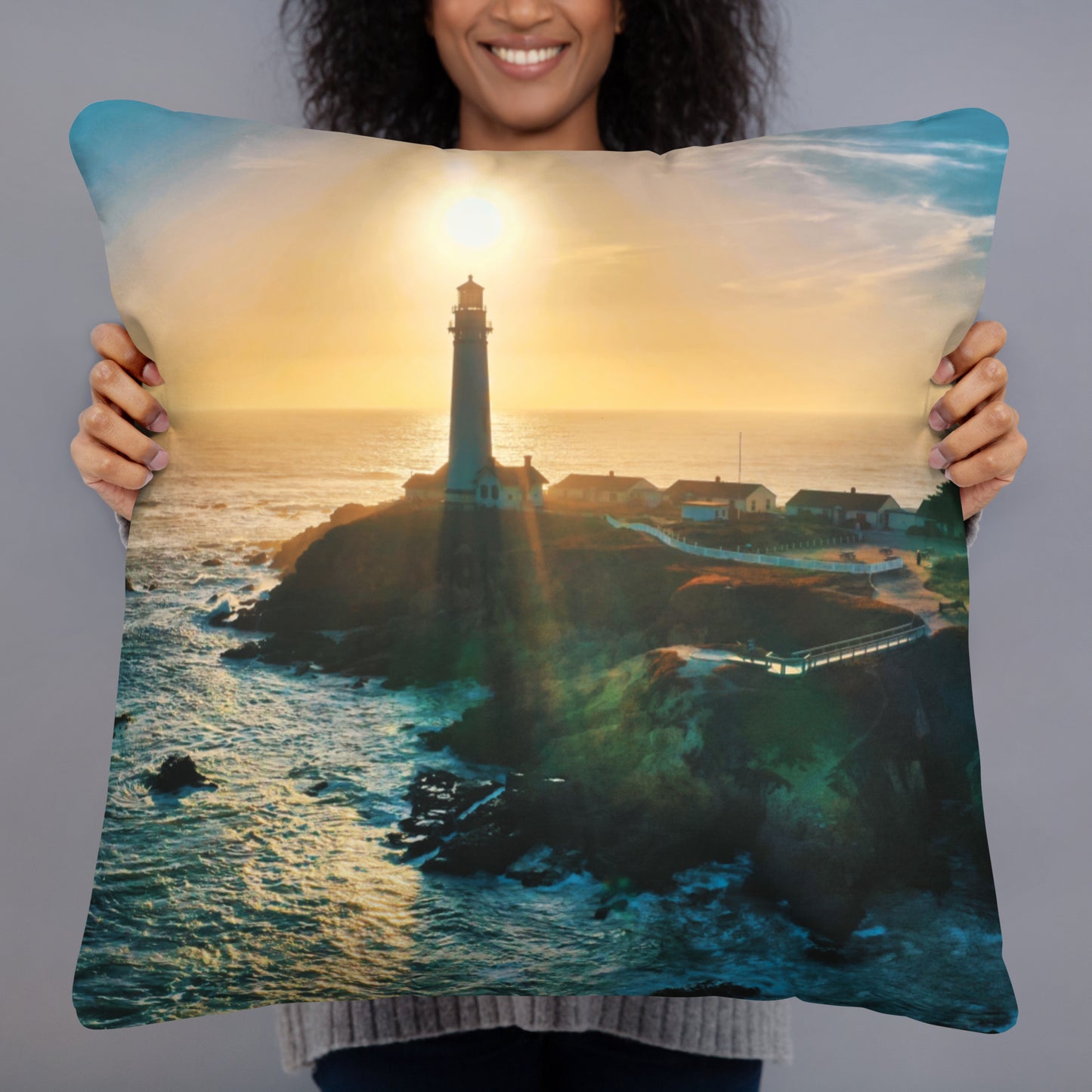 Pigeon Point Lighthouse Pillow