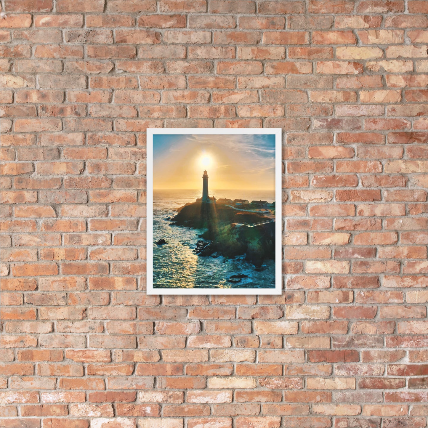 Pigeon Point Lighthouse Framed poster