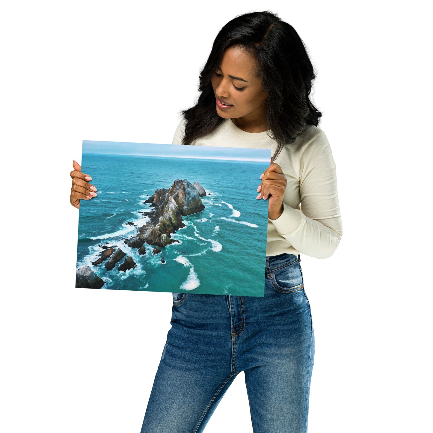 San Pedro Point Rocks Metal prints