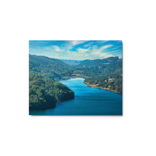 Crystal Spings Reservior Metal prints