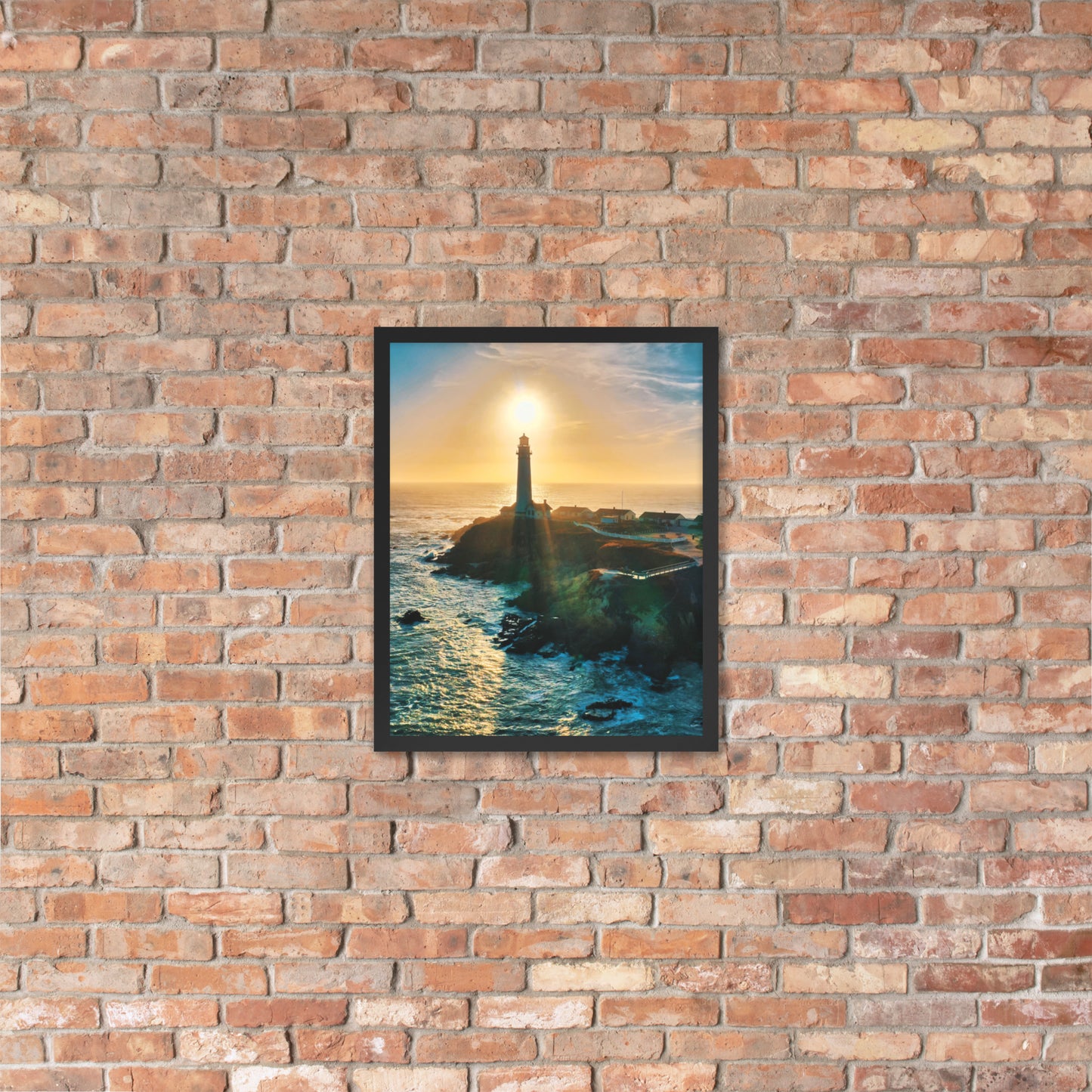 Pigeon Point Lighthouse Framed poster