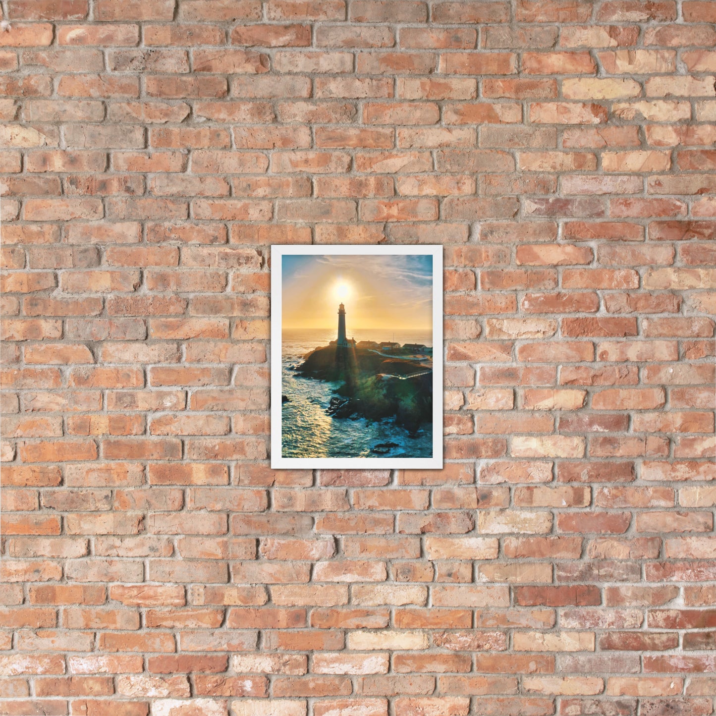 Pigeon Point Lighthouse Framed poster