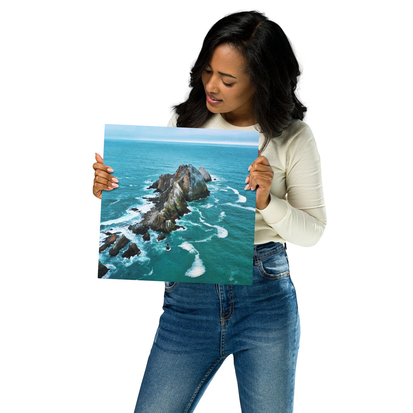 San Pedro Point Rocks Metal prints